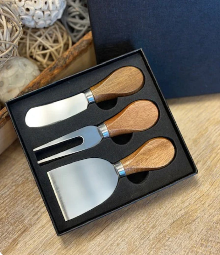 Wood Boards and cheese utensils