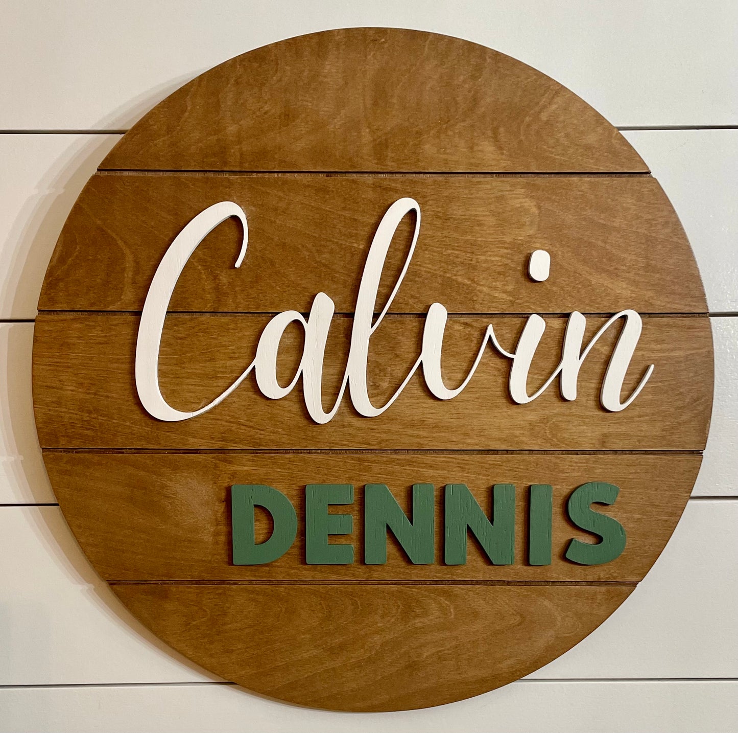 Baby custom 3D Nursery name sign